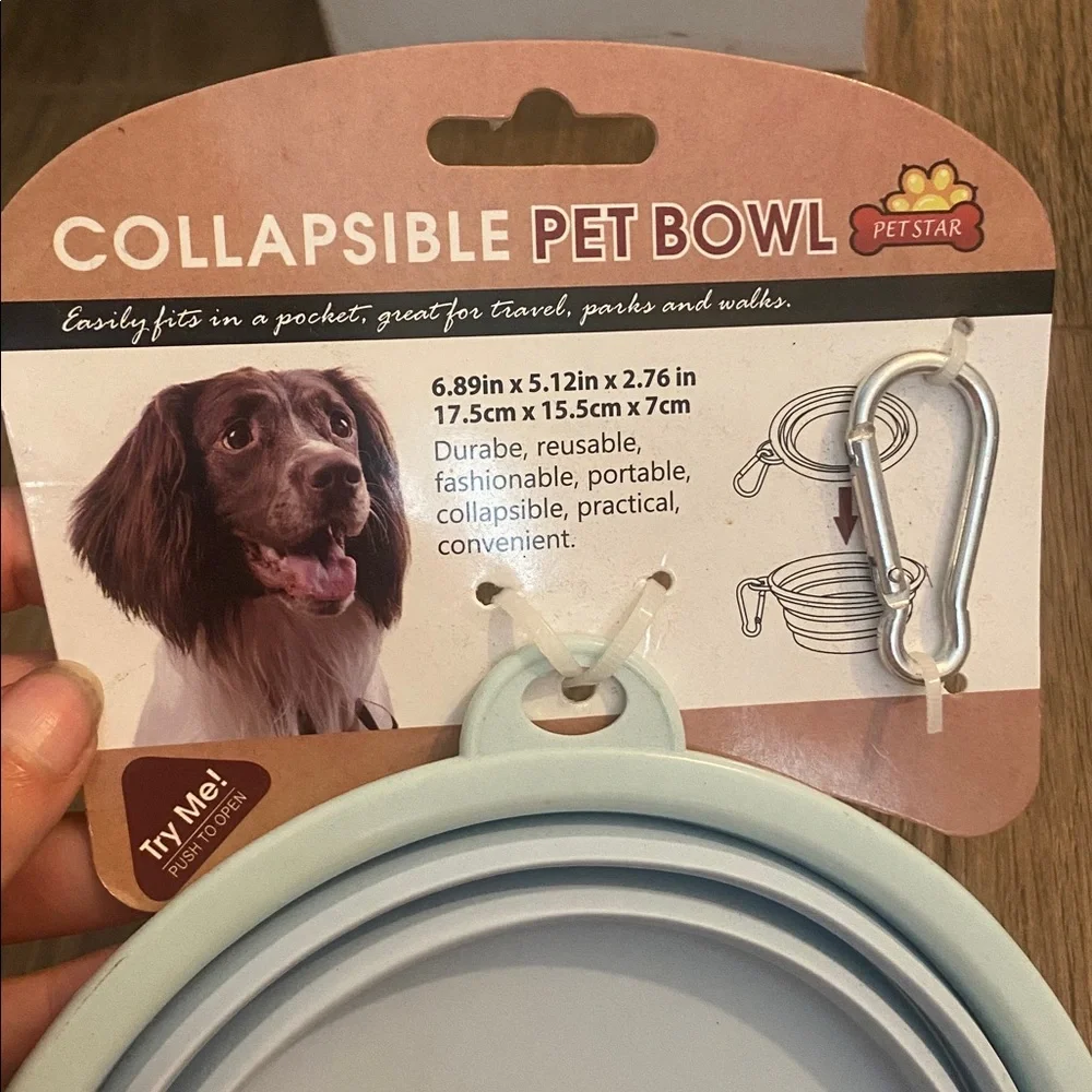 🧡 collapsible pet bowl